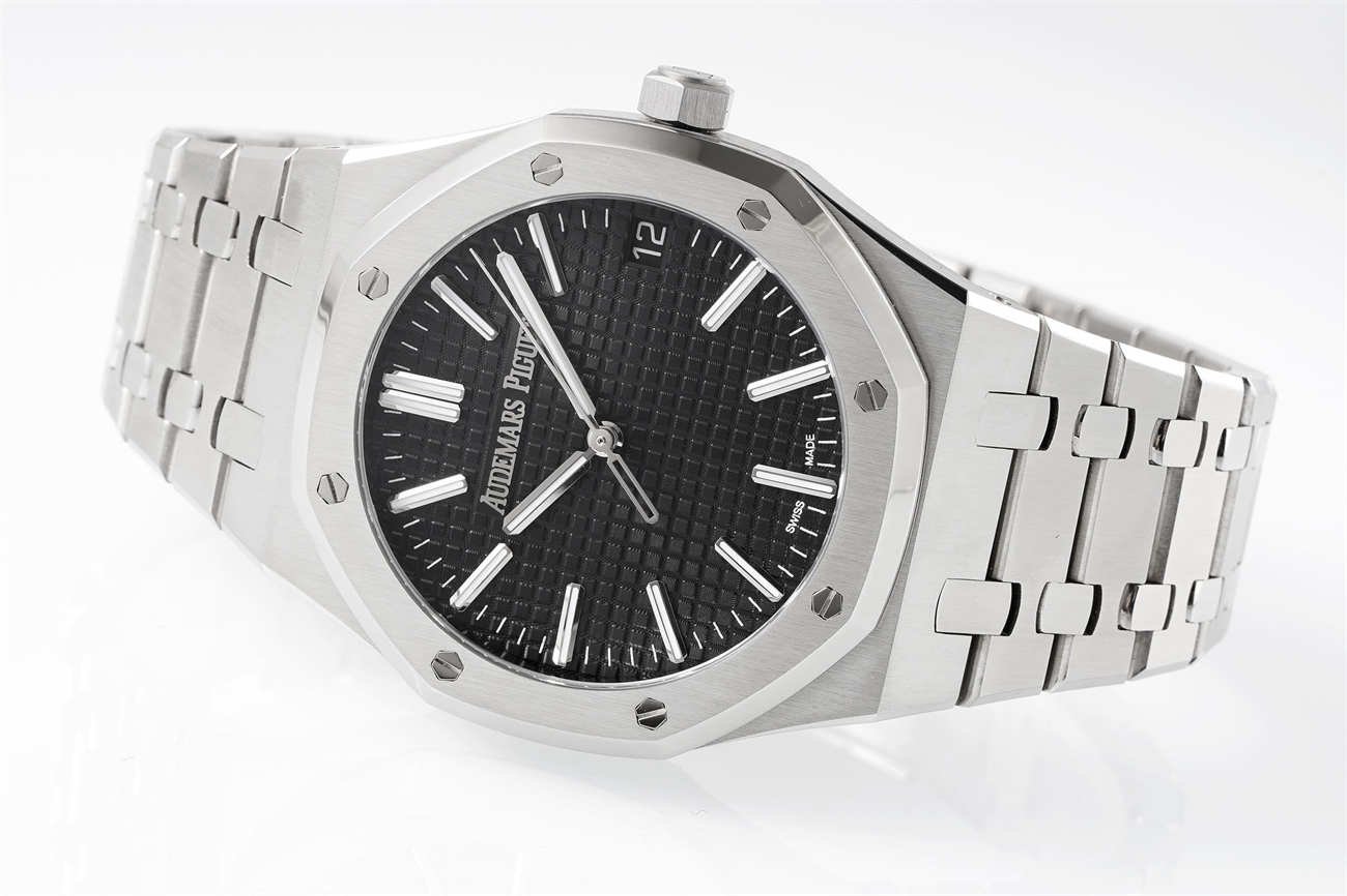 Audemars Piguet 15510 Black – Royal Oak 41 mm Stainless Steel Automatic Watch