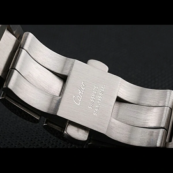 Ballon Blue De Cartier Steel Case White Dial Roman Numerals Two Tone Bracelet new60530