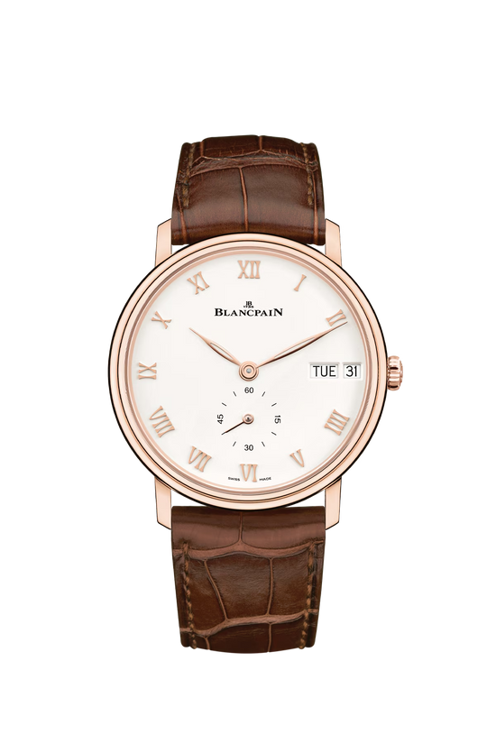 Blancpain Replica Watch Villeret Ultra Slim Day Date, 18k Red Gold, 40 mm, 6652-3642-55B