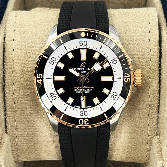 Breitling Replica Watch Superocean Automatic 42, Stainless Steel and 18k Red Gold, 42mm, U17375211B1S1
