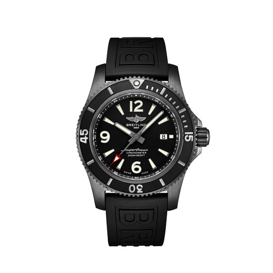 Breitling Replica Watch Superocean Automatic 46 Black Steel DLC-Coated Stainless Steel M17368B71B1S1