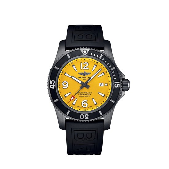 Breitling Replica Watch Superocean Automatic 46 Black Steel DLC-Coated Stainless Steel M17368D71I1S1