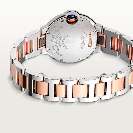 Cartier Replica Watch Ballon Bleu de Cartier Replica Watch, Stainless Steel and 18k Rose Gold, 33mm, W3BB0021