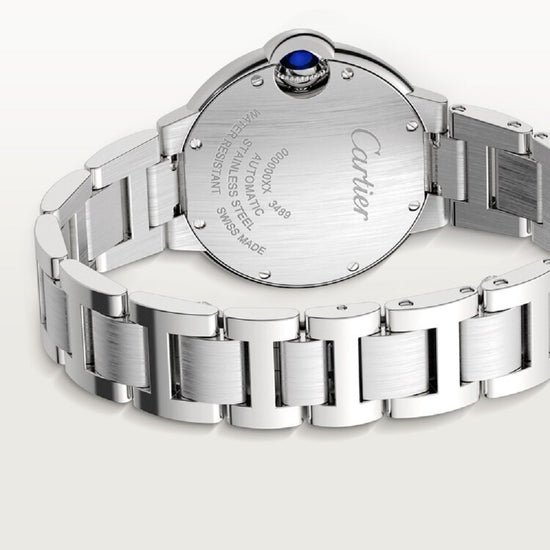 Cartier Replica Watch Ballon Bleu de Cartier Replica Watch, Stainless Steel and 50 Diamonds, 33mm, W4BB0023