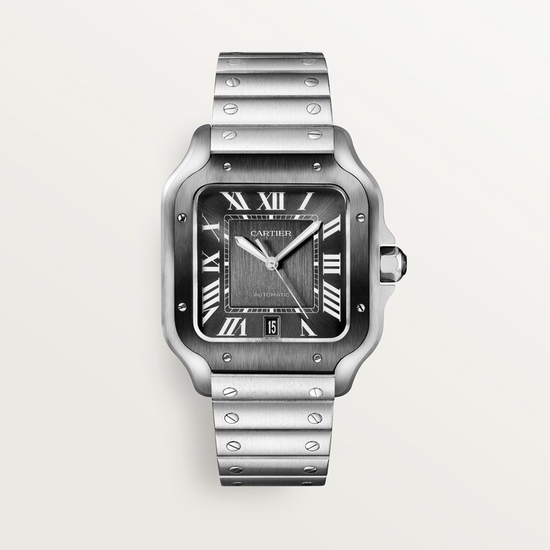 Cartier Replica Watch Santos de Cartier Replica Watch, Stainless Steel, 39.8mm, WSSA0037