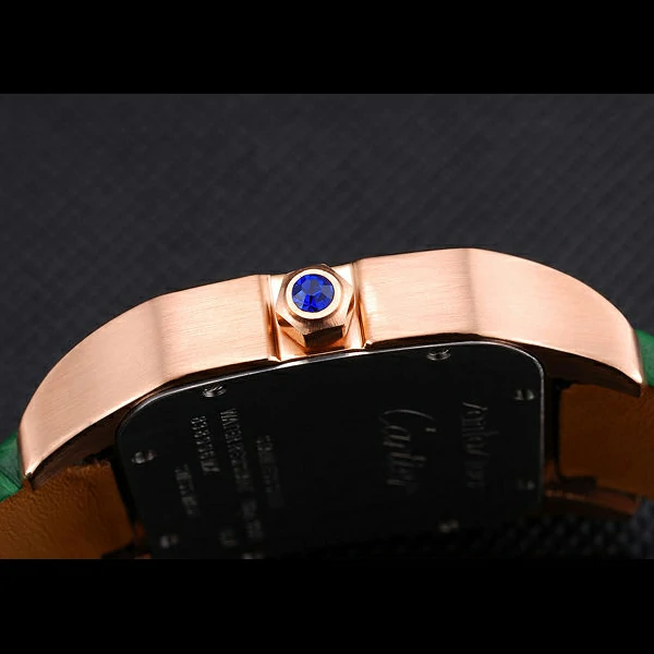 Cartier Santos 100 Diamond Rose Gold Bezel new59848