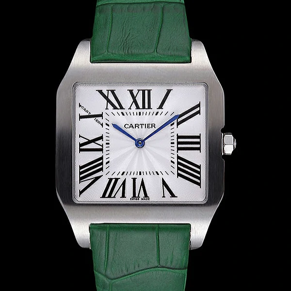 Cartier Santos 100 Polished Stainless Steel Bezel new59849