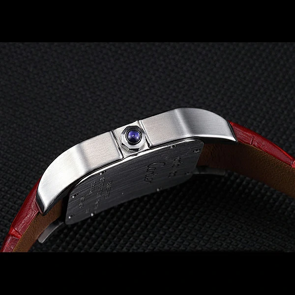 Cartier Santos 100 Polished Stainless Steel Bezel new59850