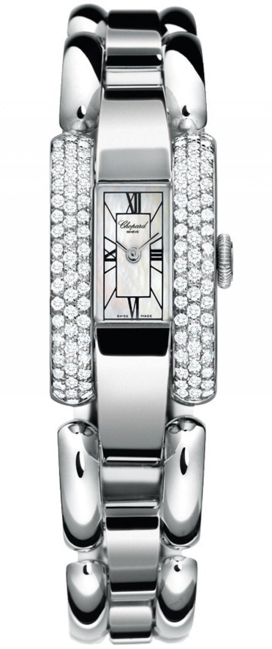 Chopard Replica Watch La Strada Quartz, 18k White Gold and Diamonds, 23mm x 34.5mm, 416547-1001