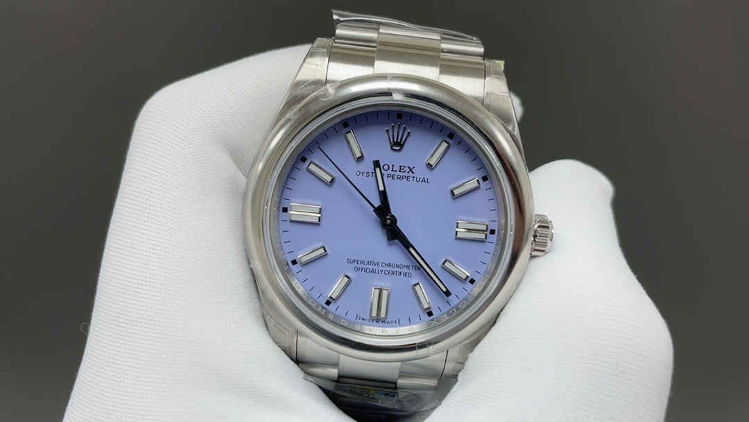 124300 Purple Dial – 41mm Oyster Perpetual Replica