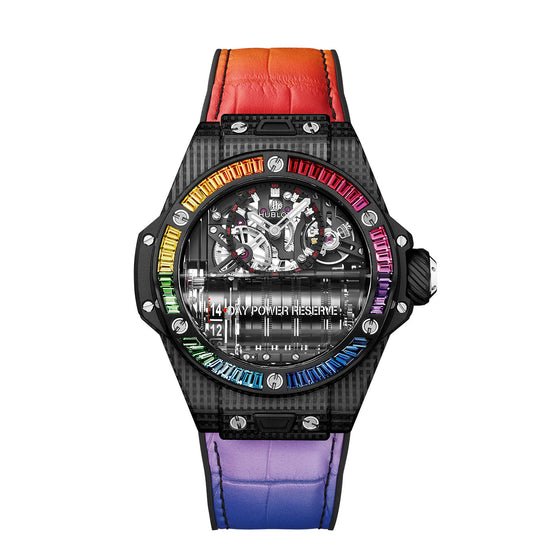 Hublot Replica Watch Big Bang MP-11 POWER RESERVE 14 DAYS 3D CARBON RAINBOW 911.QD.0123.LR.4099
