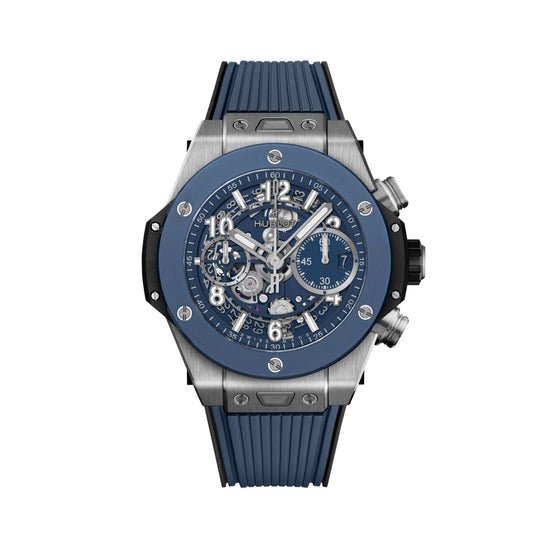 Hublot Replica Watch Big Bang Unico Titanium Blue Ceramic, 42mm, 441.NL.5171.RX