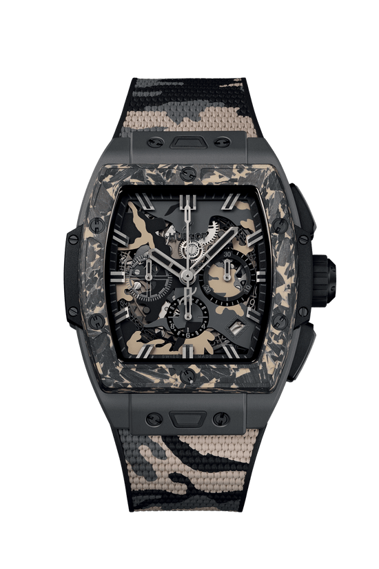 Hublot Replica Watch, Spirit of Big Bang Ceramic Carbon Beige Camo, Limited Edition, 42mm, 642 .CI.0191.RX.ECU23