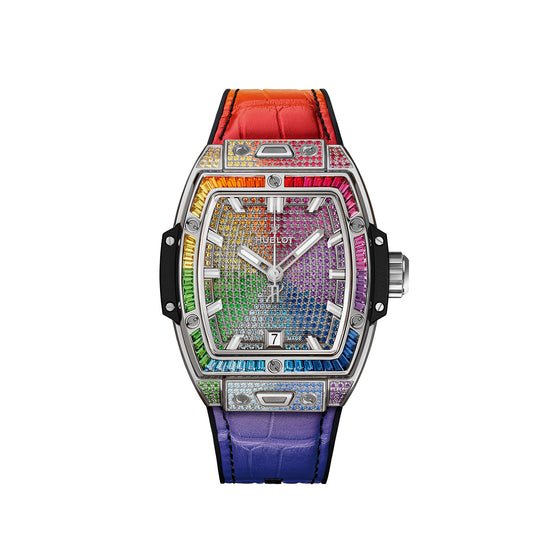 Hublot Replica Watch Spirit of Big Bang TITANIUM RAINBOW 662.NX.9900.LR.0999