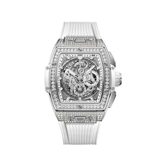 Hublot Replica Watch Spirit of Big Bang TITANIUM WHITE PAVÉ 642.NE.2010.RW.1604