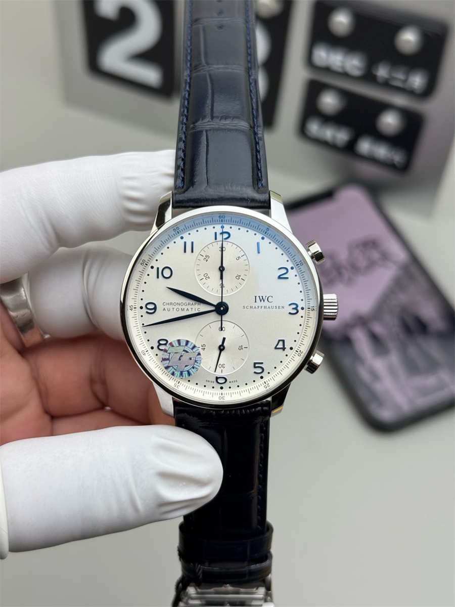 IWC Portugieser Black Replica – ZF Factory Portuguese Chronograph 41mm Luxury Watch