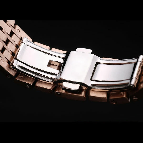 Omega DeVille Rose Gold Bezel Brown Dial new58971