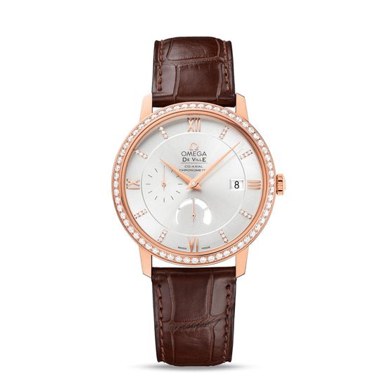 Omega Replica Watch De Ville PRESTIGE CO‑AXIAL CHRONOMETER POWER RESERVE 424.58.40.21.52.002