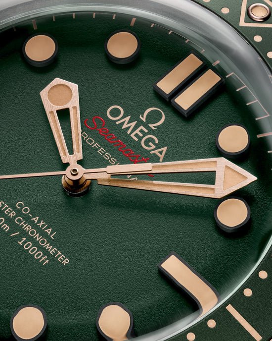 Omega Replica Watch Seamaster Diver 300m, Titanium and OMEGA’s exclusive 9K Bronze Gold, 42mm, 210.90.42.20.10.001