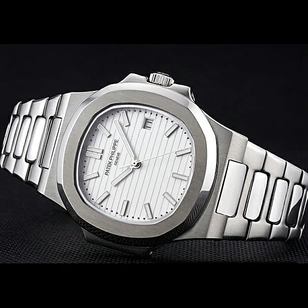 Patek Philippe Nautilus White Dial Stainless Steel Case new60648