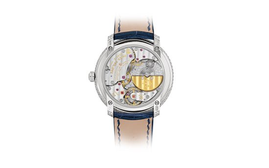 Patek Philippe Replica Watch Calatrava Diamond Ribbon Joaillerie Ladies, 18kt White Gold set with 770 Diamonds: ~4,4ct, 36,5mm, 4978/400G-001