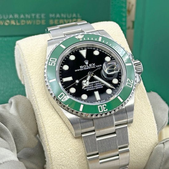 Pre-owned Rolex Replica Watch Submariner Date Oystersteel, MK1 Bezel, 126610LV-0002