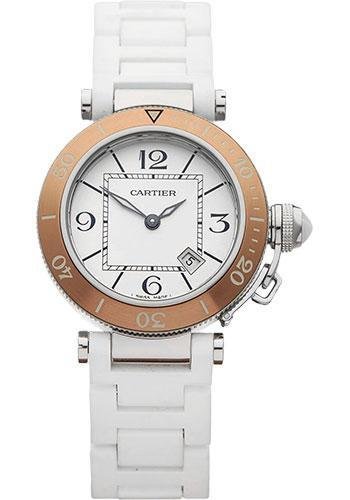 Replica Cartier Lady Seatimer Pasha Watch W3140001