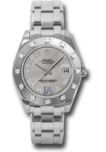 Replica Rolex Datejust Pearlmaster 34mm Watch: 81319 ssr