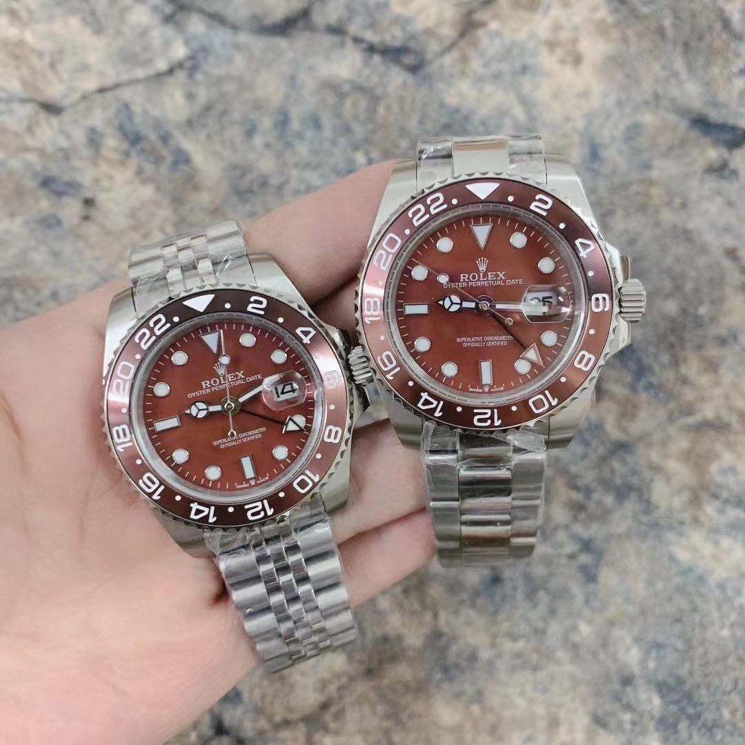 Replica Rolex GMT Master Red Dial Red Bezel Vintage 40MM Watch New25018
