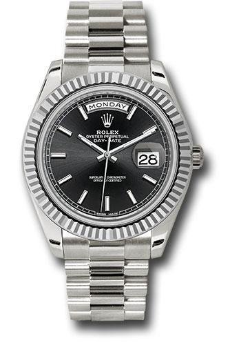 Replica Rolex Oyster Perpetual Day-Date 40 Watch 228239 bkip