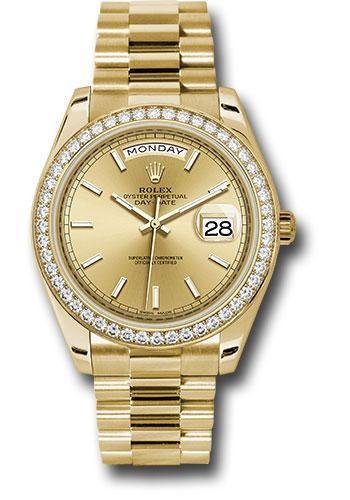 Replica Rolex Oyster Perpetual Day-Date 40 Watch 228348RBR chip