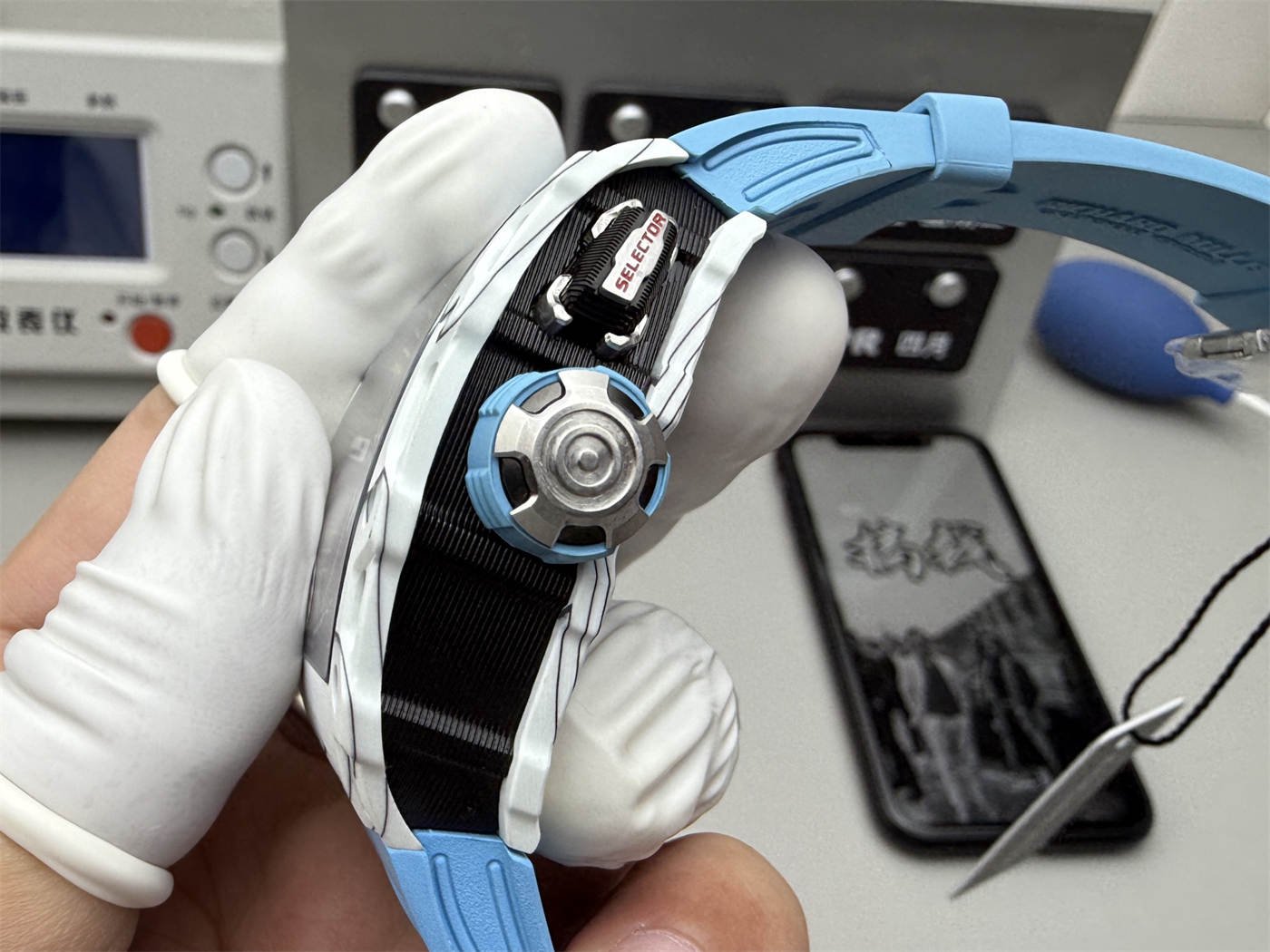 Richard Mille RM35-03 Replica – N1 Factory White Quartz TPT 43mm