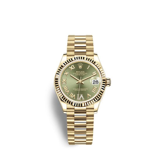 Rolex Replica Watch Datejust 31, 18k Yellow Gold, 278278-0030