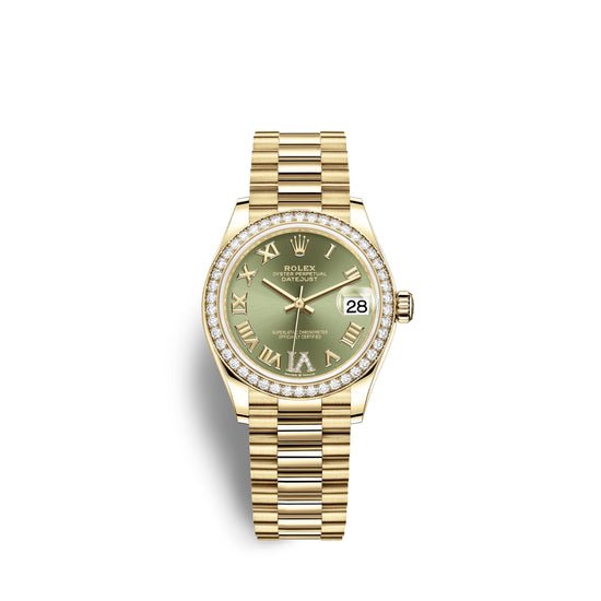 Rolex Replica Watch Datejust 31, 18kt Yellow Gold, 278288RBR-0024