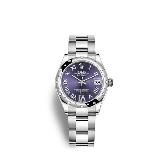 Rolex Replica Watch Datejust 31, Oystersteel, 18kt White Gold and diamonds, 278344RBR-0027