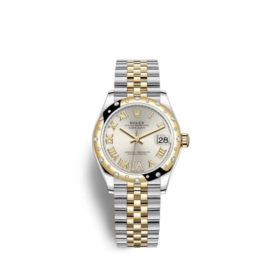 Rolex Replica Watch Datejust 31, Oystersteel, 18kt Yellow Gold and diamonds, 278343RBR-0004