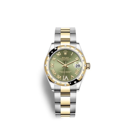 Rolex Replica Watch Datejust 31, Oystersteel, 18kt Yellow Gold and diamonds, 278343RBR-0015