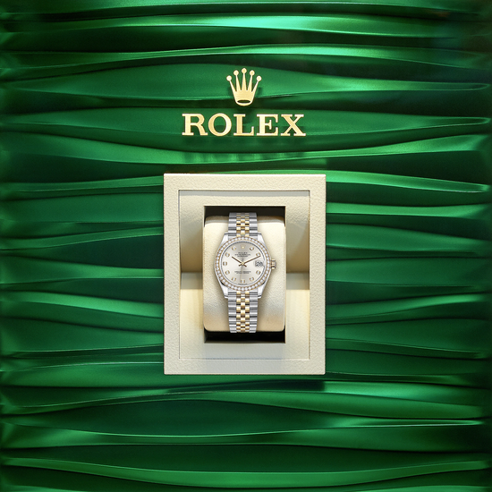 Rolex Replica Watch Datejust 31, Oystersteel, 18kt Yellow Gold and diamonds, 278383RBR-0020