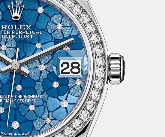 Rolex Replica Watch Datejust 31mm, Oystersteel and 18k White Gold with Diamonds, 278384rbr-0040