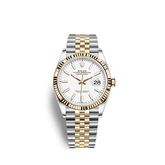 Rolex Replica Watch Datejust 36, 18k Yellow Gold and Stainless Steel, 36mm, 126233-0019