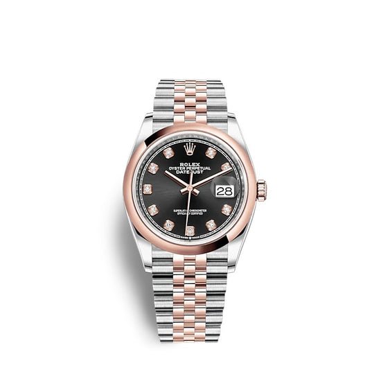 Rolex Replica Watch Datejust 36 Oystersteel and Everose gold 126201-0019