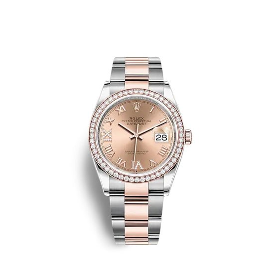Rolex Replica Watch Datejust 36 Oystersteel and Everose gold 126281RBR-0016