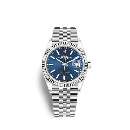 Rolex Replica Watch Datejust 36 Oystersteel and white gold 126234-0017