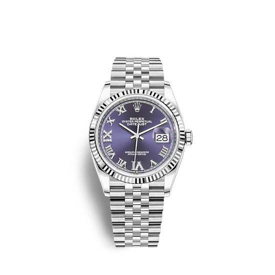 Rolex Replica Watch Datejust 36 Oystersteel and white gold 126234-0021