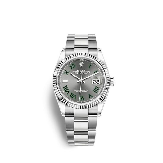 Rolex Replica Watch Datejust 36 Oystersteel and white gold 126234-0046