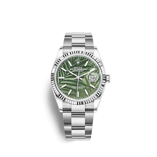 Rolex Replica Watch Datejust 36 Oystersteel and white gold 126234-0048