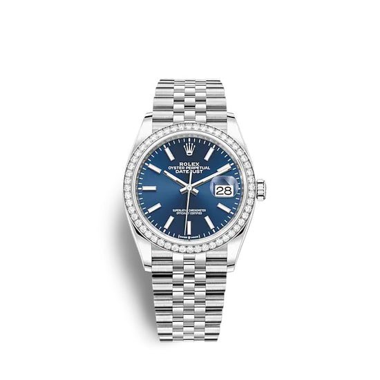 Rolex Replica Watch Datejust 36 Oystersteel and white gold 126284RBR-0009
