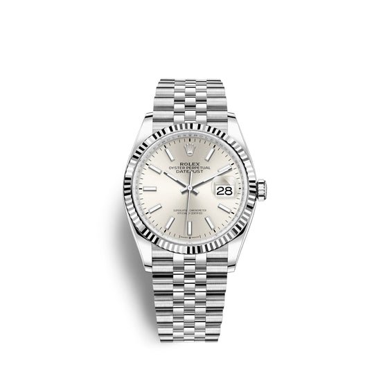 Rolex Replica Watch Datejust 36, Stainless Steel and 18k White Gold, 36mm, 126234-0013