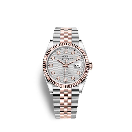 Rolex Replica Watch Datejust 36mm, Oystersteel and 18k Everose Gold, 126231-0039