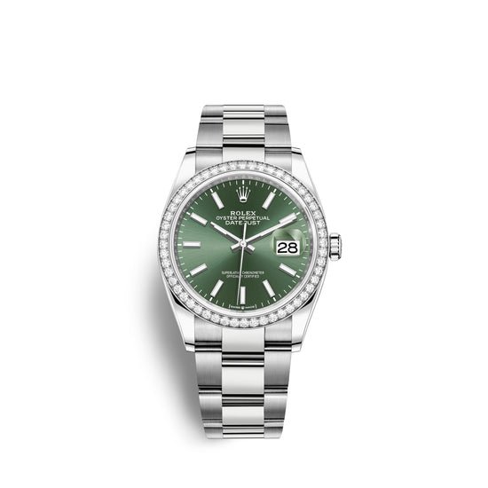 Rolex Replica Watch Datejust 36mm, Oystersteel and 18k White Gold, 126284rbr-0044
